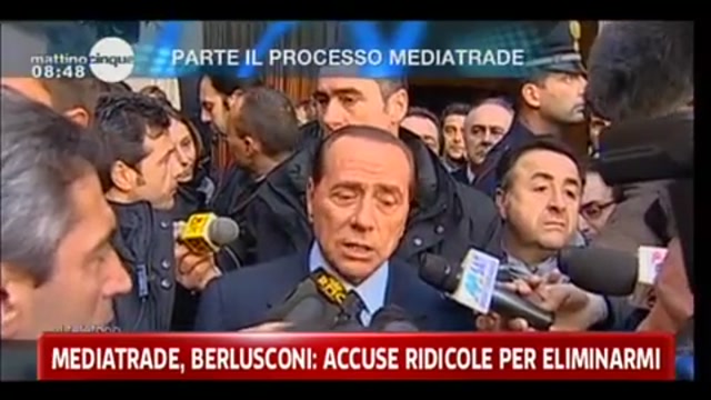 Berlusconi, accuse ridicole per eliminarmi