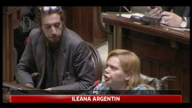 Camera dei Deputati, intervento di Ileana Argentin