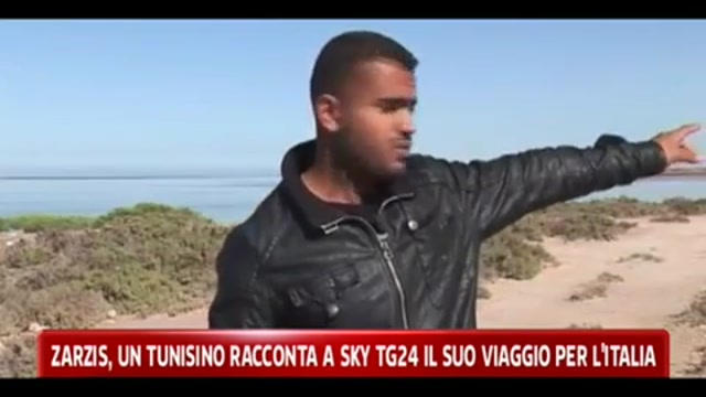Zarzis, un tunisino racconta a SkyTG24 il suo viaggio per l'Italia