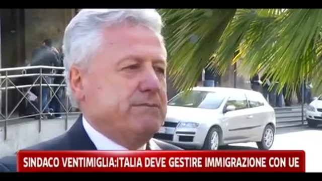 Sindaco Ventimiglia: Italia deve gestire immigrazione con UE