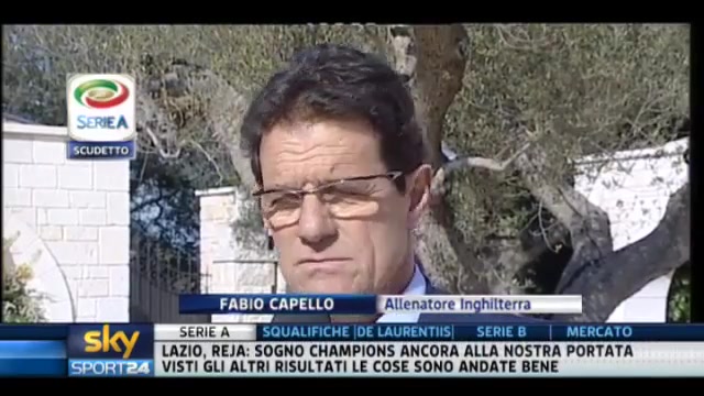 Fabio Capello sulla volata scudetto