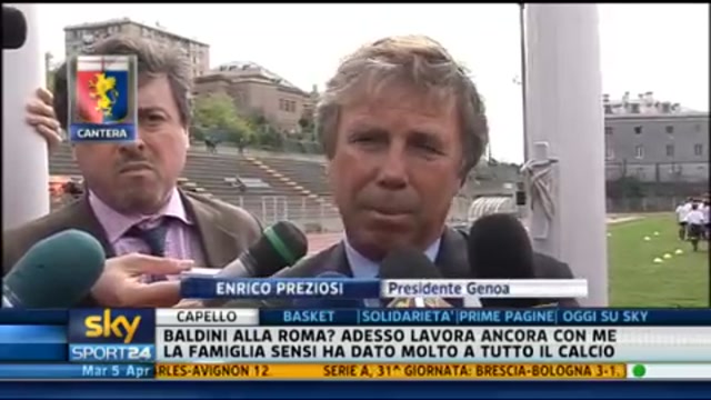 Preziosi presenta la ''Cantera'' del Genoa