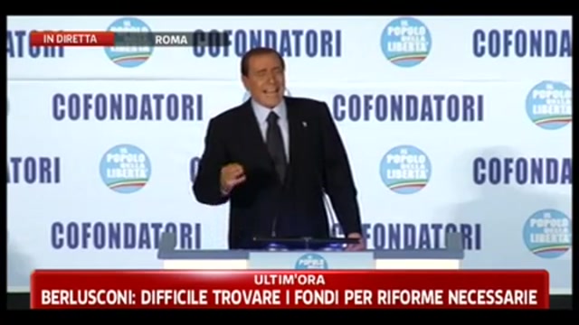 Berlusconi: a Giovanardi 50 milioni di tasca mia