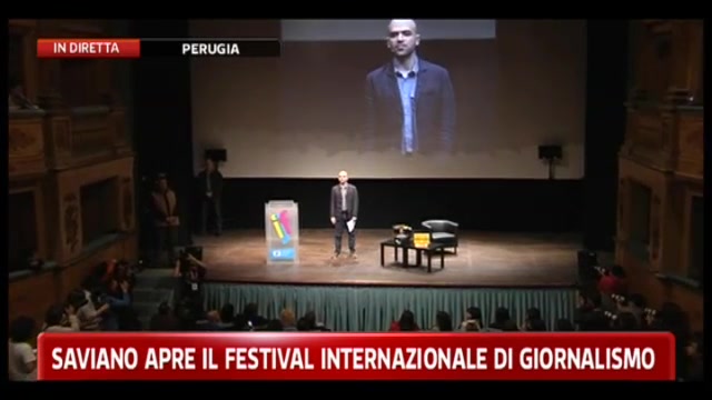 Saviano apre il Festival Internazionale del Giornalismo - Pt. 01