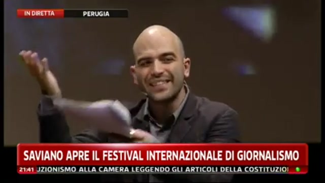 Saviano apre il Festival Internazionale del Giornalismo - Pt. 02