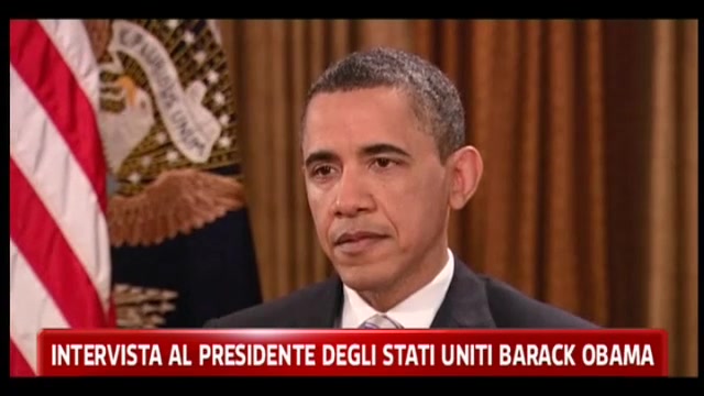 Intervista al Presidente degli Stati Uniti Barack Obama