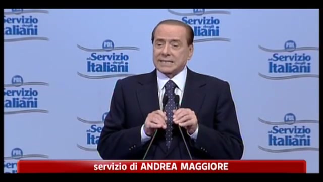 Berlusconi al PDL: togliere elementi negativi