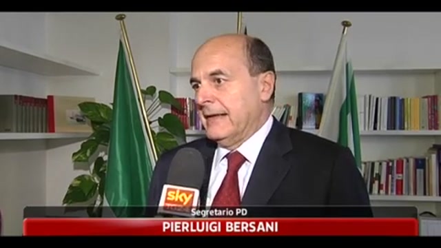 Bersani: nella maggioranza troppi sospetti reciproci