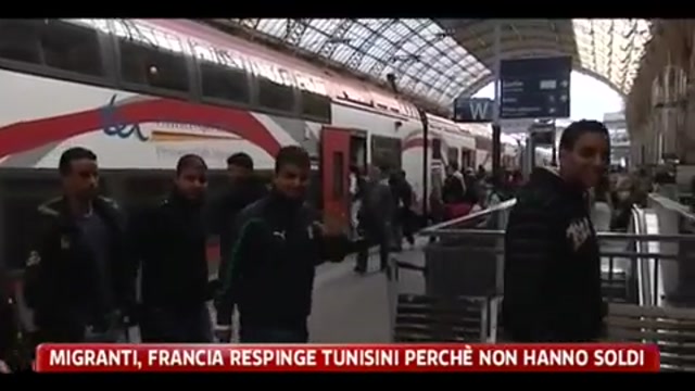 Migranti, Francia respinge i tunisini perchè non hanno soldi