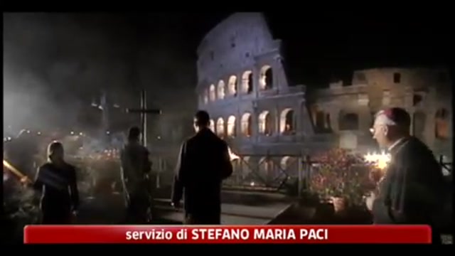 Questa sera la via crucis del Papa al Colosseo