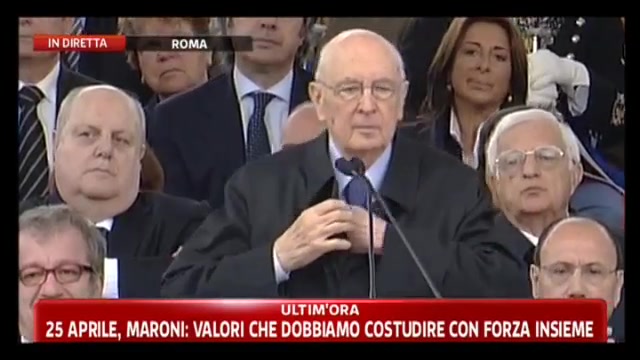 25 Aprile discorso di Giorgio Napolitano