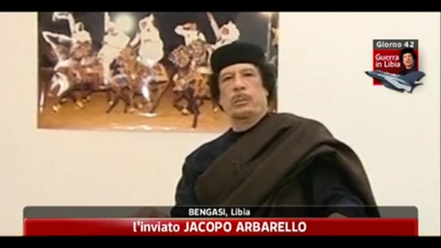 Libia, Gheddafi in tv, pronti a negoziare la pace