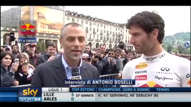 Mark Webber a Torino