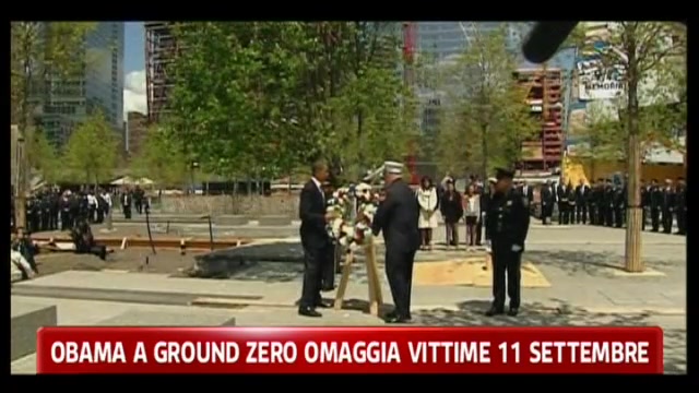 Obama a Ground Zero omaggia vittime 11 settembre