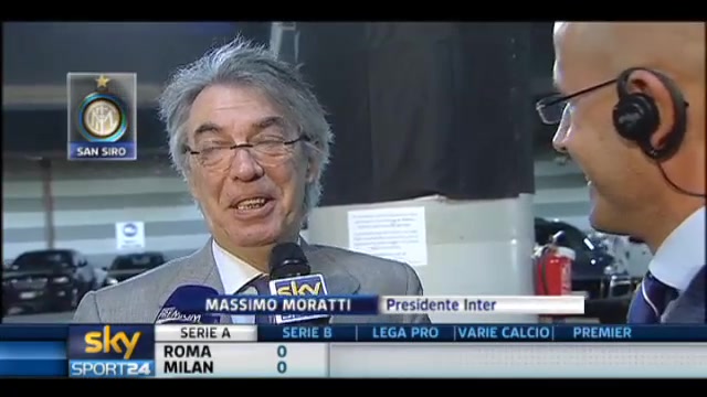 Milan, Moratti: scudetto meritato