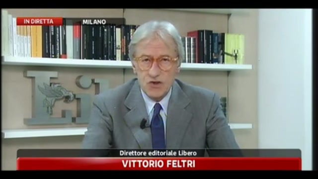 Feltri: la Moratti ha sbagliato nettamente