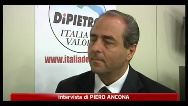 Di Pietro: amministrative hanno valore politico