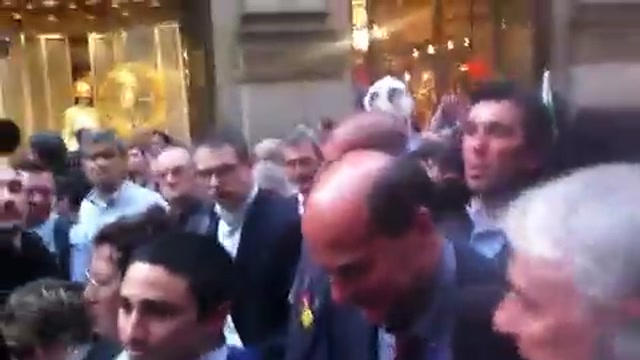 Pisapia e Bersani a Milano