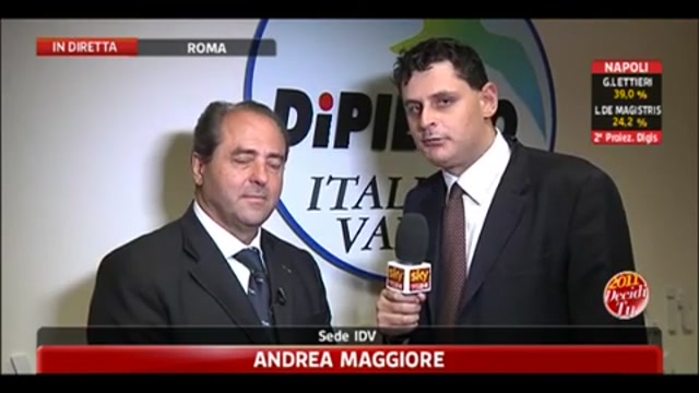 Amministrative 2011, parla Antonio Di Pietro ( ore 19)