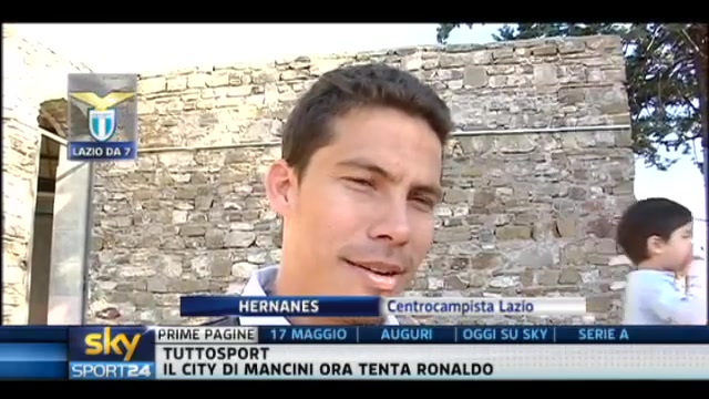 Hernanes: alla Lazio accoglienza unica