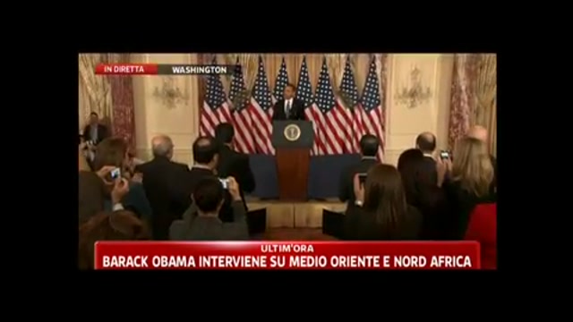 Intervento di Barack Obama su Medio Oriente