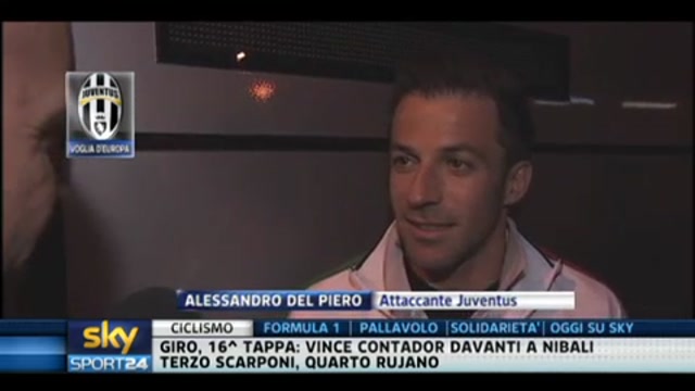 Del Piero, voglia d'Europa