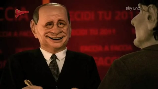 Gli Sgommati: ecco il confronto tra Berlusconi e Bersani