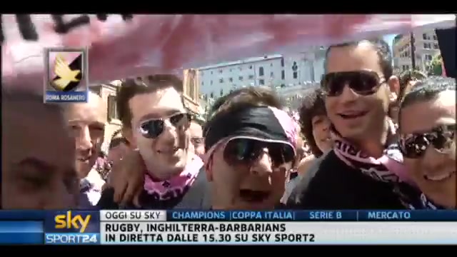 Coppa Italia, i tifosi del Palermo invadono Roma