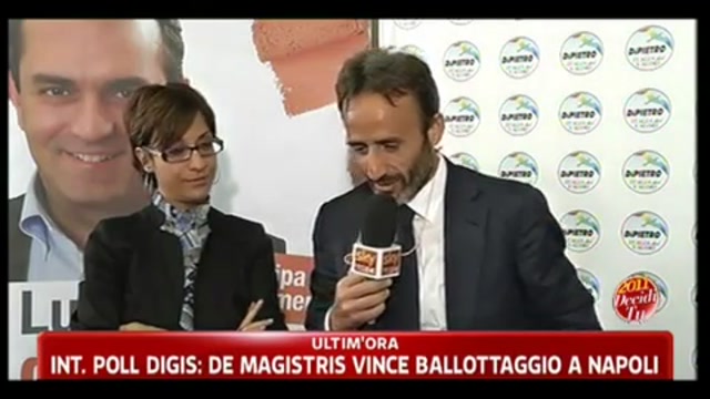 Amministrative 2011, Napoli: parla Marzia Bonucci, portavoce di De Magistris (ore 16)