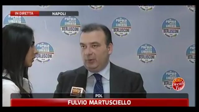 Amministrative 2011 Napoli: parla Fulvio Martuscello, esponente Pdl (ore 16)