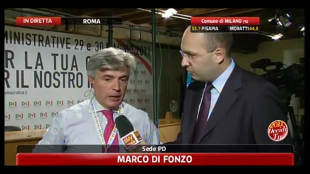 Amministrative 2011, parla Davide Zoggia Pd (16:45)