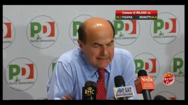 Amministrative 2011, Bersani: centrodestra non si opponga a nuova fase politica (parte 1)