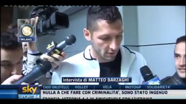 Materazzi: non so se rimarrò con l'Inter nel prossimo anno