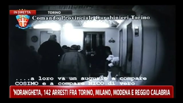 'Ndrangheta, 142 arresti fra Torino, Milano, Modena e Reggio Calabria