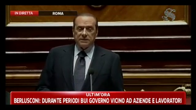 2 - Berlusconi al Senato per la verifica parlamentare