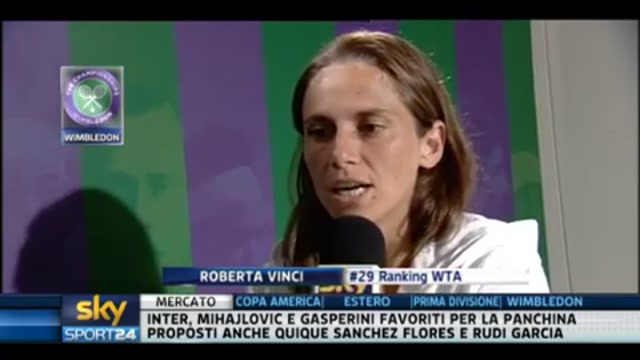 Wimbledon 2011, parla Roberta Vinci