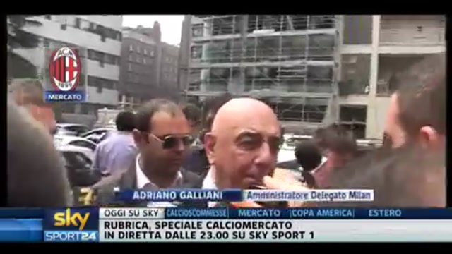 Galliani: El Shaarawy è abbastanza maturo per il Milan