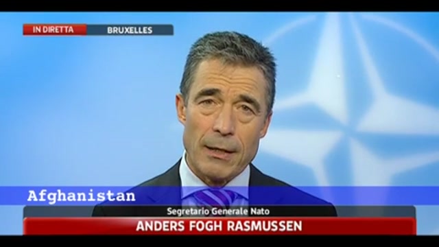 Rasmussen a Sky TG24 su Afghanistan e Libia