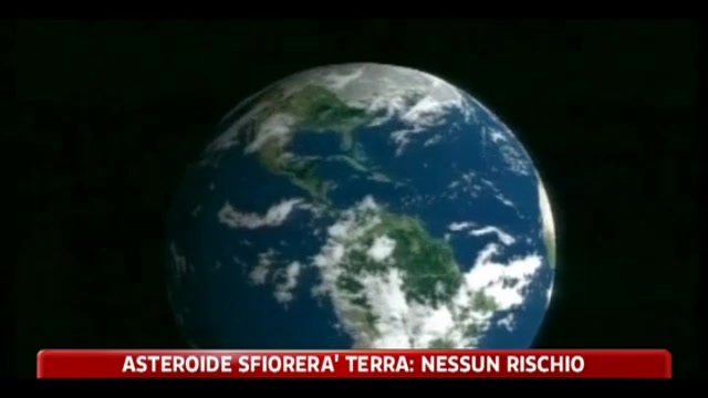 Asteroide sfiorerà la Terra, nessun rischio