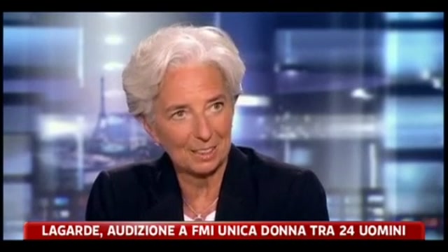 Lagarde, audizione a Fmi unica donna tra 24 uomini