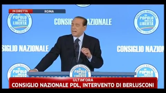 1 - Nomina Alfano segretario PDL: discorso introduttivo Berlusconi
