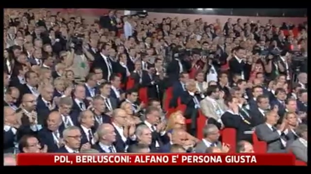 PDL, Berlusconi: Alfano è persona giusta
