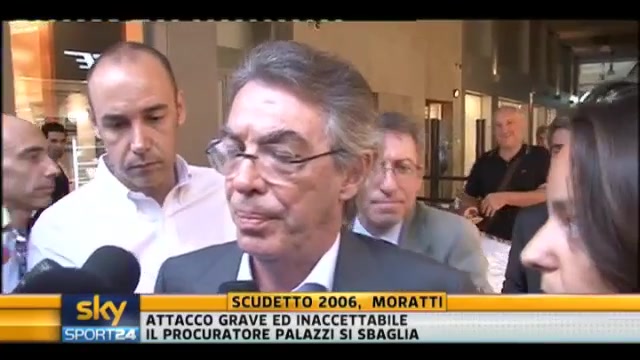 Scudetto 2006, Moratti: le accuse a Facchetti sono offensive e stupide