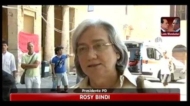 Sentenza Lodo Mondadori, Rosy Bindi