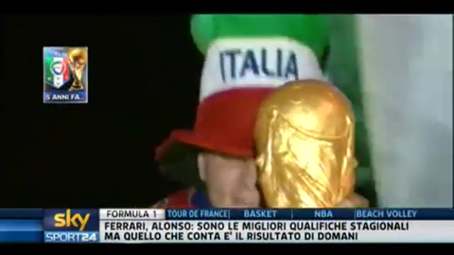 Italia campione, il ricordo di una nottata magica