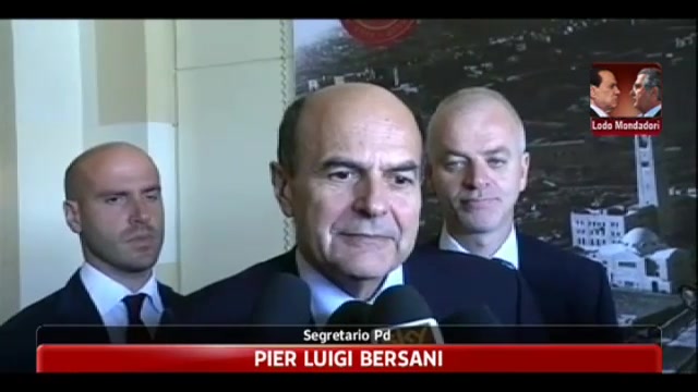 Lodo Mondadori, Bersani: corruzione conclamata e punita