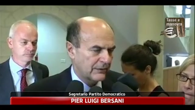 Manovra, Bersani: nostra collaborazione è stata respinta