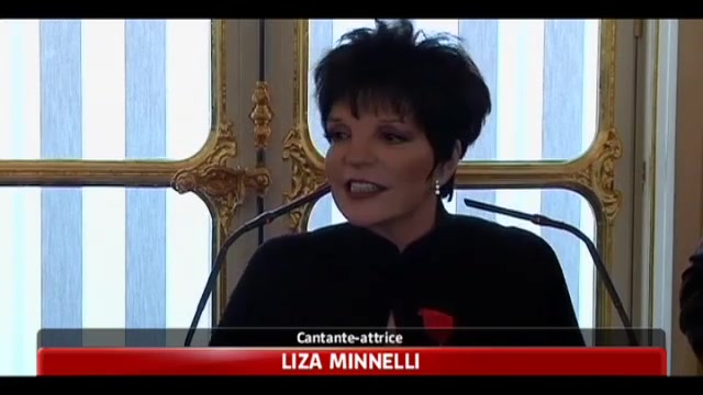 Musica, la Francia omaggia Liza Minelli con legion d'onore