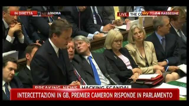 Intercettazioni in Gb, premier Cameron risponde in Parlamento