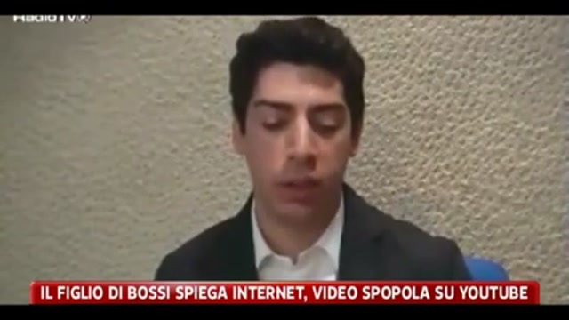 Figlio di Bossi spiega internet, video spopola su youtube